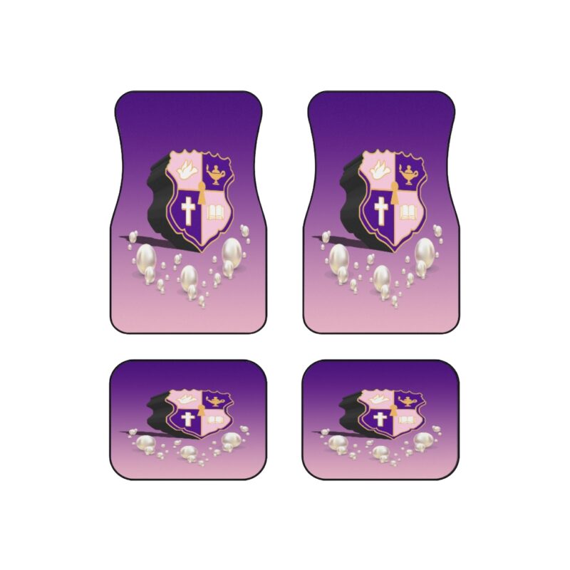 k.e.Ψ. crest car mats (set of 4)