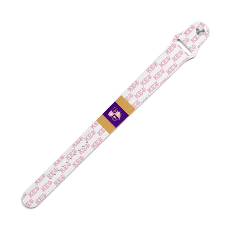 k.e.Ψ. faux leather wristband
