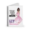 k.e.Ψ. be awesome spiral notebook ruled line