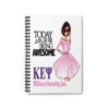 k.e.Ψ. be awesome spiral notebook ruled line