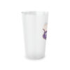frosted pint glass, 16oz
