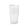 frosted pint glass, 16oz
