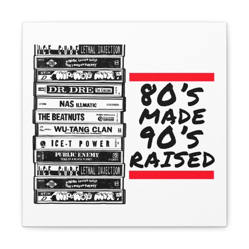 80's Made 90's Raised Canvas Art - Image 23