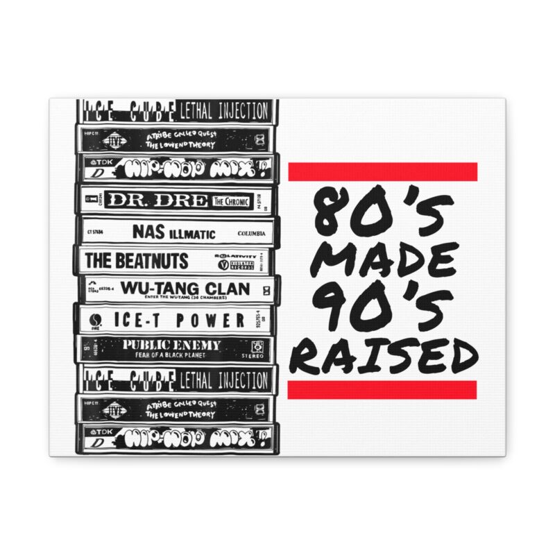 80's Made 90's Raised Canvas Art - Image 9