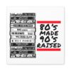 80's Made 90's Raised Canvas Art - Image 51