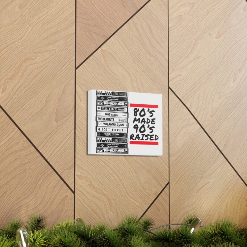 80's Made 90's Raised Canvas Art - Image 7