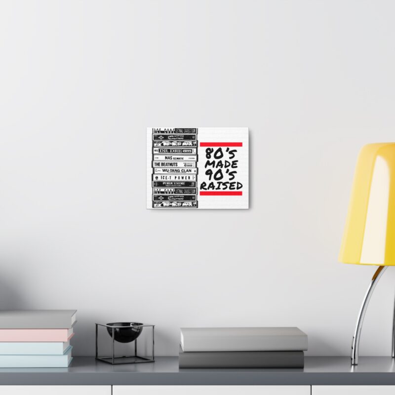 80's Made 90's Raised Canvas Art - Image 4