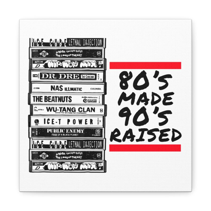 80's Made 90's Raised Canvas Art - Image 16