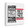 80's Made 90's Raised Canvas Art - Image 15