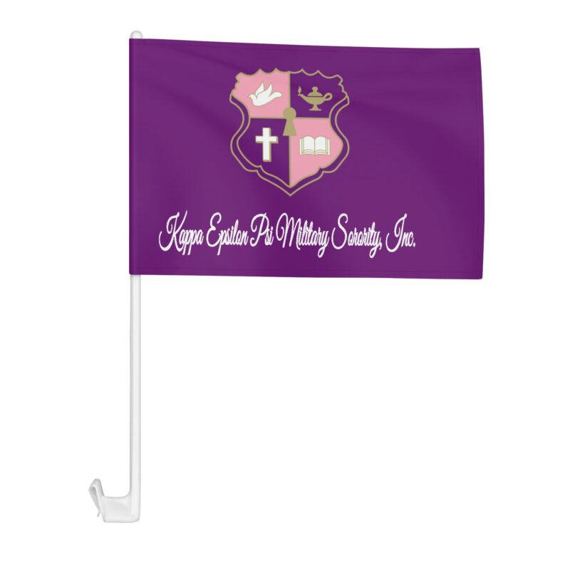 Ride with K.E.Ψ. Pride: Sorority Car Flag