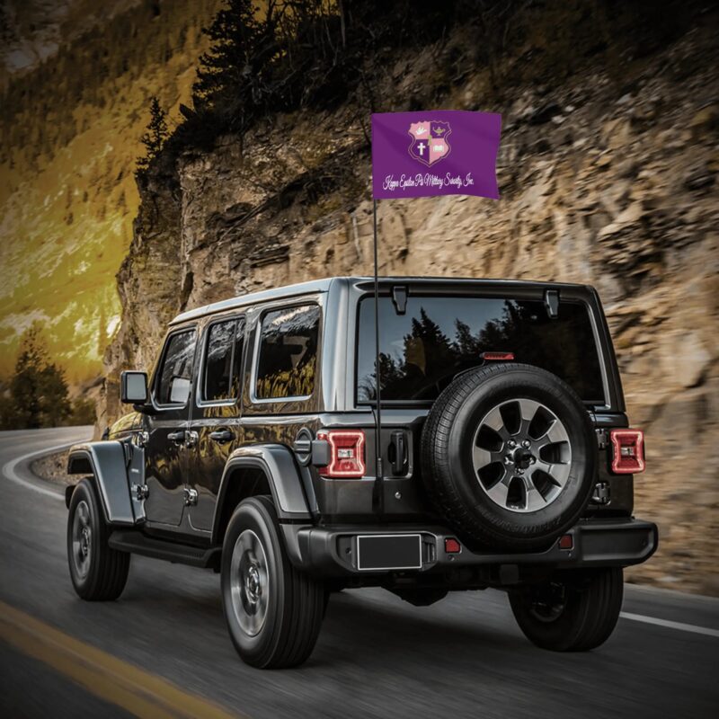 Ride with K.E.Ψ. Pride: Sorority Car Flag - Image 2