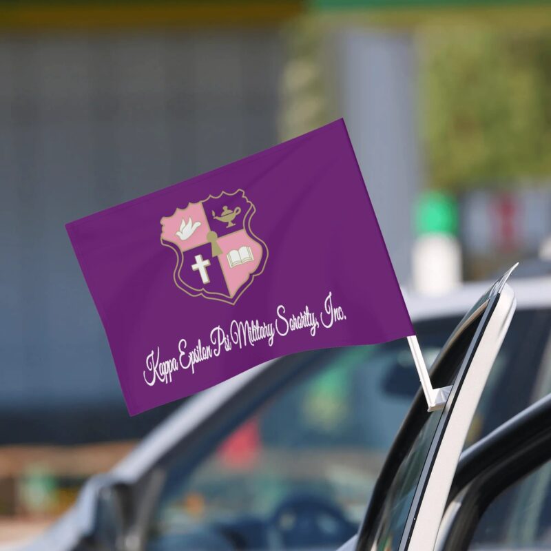 Ride with K.E.Ψ. Pride: Sorority Car Flag - Image 3