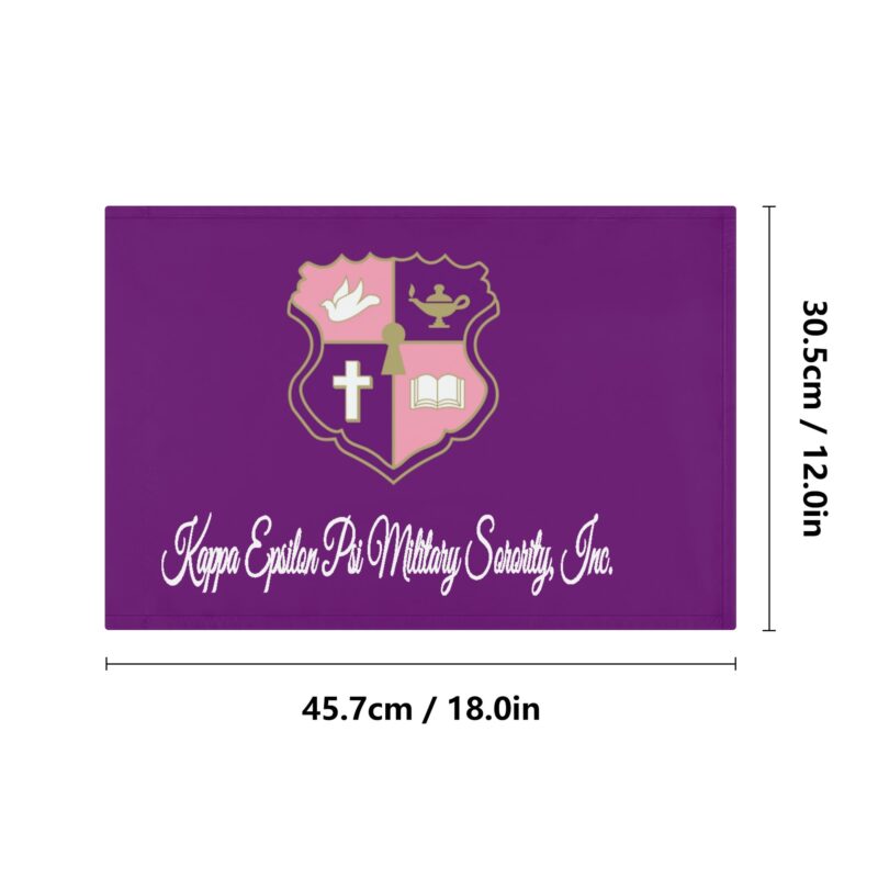 Ride with K.E.Ψ. Pride: Sorority Car Flag - Image 6