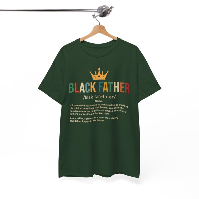 Comfort Meets Power: Black Father Graphic Tee - Image 61