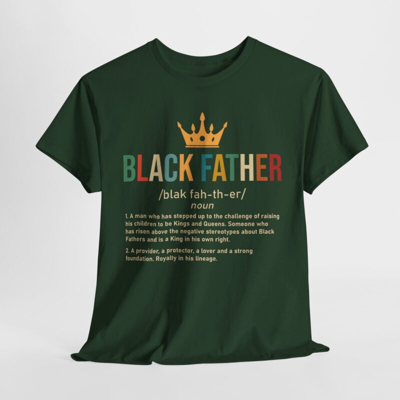 Comfort Meets Power: Black Father Graphic Tee - Image 60